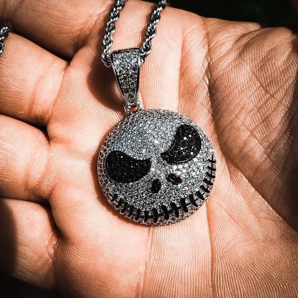 Iced Out Jack The Pumpkin King Necklace